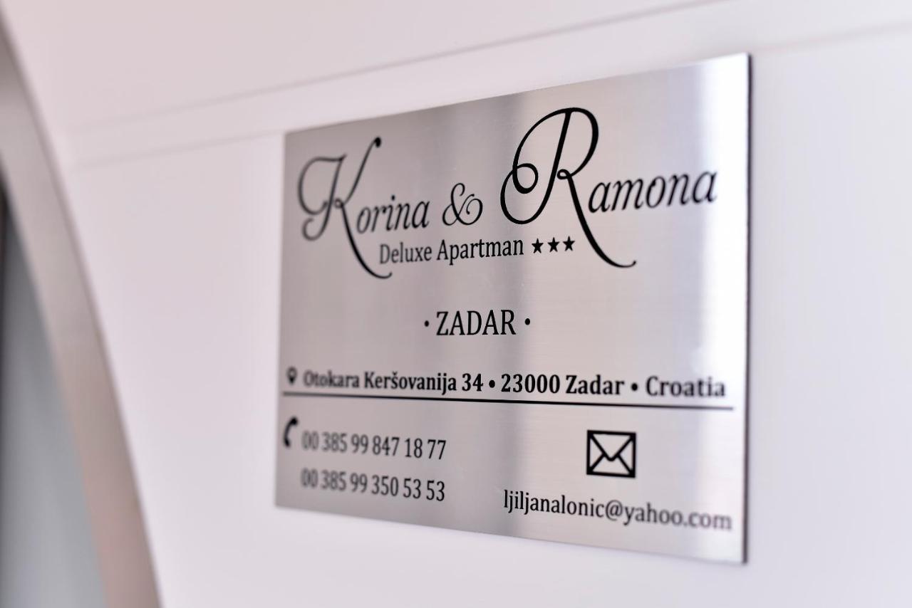 Deluxe Apartman Korina & Ramona Zadar Dış mekan fotoğraf